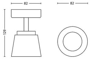 Philips 53340/31/16 - Φως σποτ LED DENDER 1xLED/4W/230V