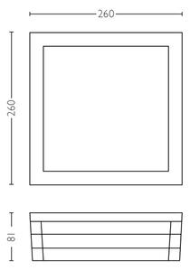 Philips 17350/93/PN - Φως εξωτερικού χώρου MYGARDEN MOONSHINE 2xE27/14W IP44