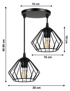 Πολύφωτο σε σχοινί CEED 2xE27/60W/230V