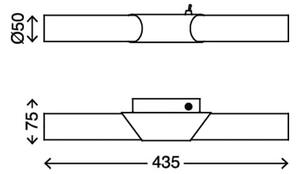 Briloner 2125-022 - Φωτισμός καθρέφτη SPLASH 2xE14/40W/230V