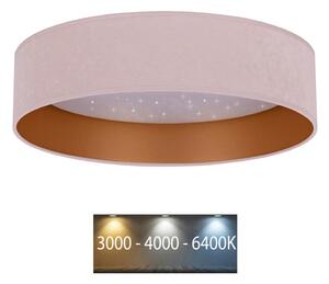 Brilagi - Φωτιστικό οροφής LED VELVET STAR LED/24W/230V δ. 40 cm ροζ/χρυσό