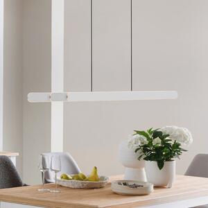 Schöner Wohnen Κρεμαστό φωτιστικό LED ADRIANA ROUND, λευκό, μήκος 160 cm, μέταλλο CCT, ρυθμιζόμενος, Λευκό, Σαλόνι / τραπεζαρία, Αλουμίνιο, σύγχρονο