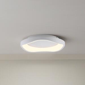 Schöner Wohnen Φωτιστικό οροφής LED MONTA, λευκό, Ø 40 cm, μέταλλο, Switchdim, ρυθμιζόμενος, Λευκό, Σαλόνι / τραπεζαρία, Μέταλλο, σύγχρονο
