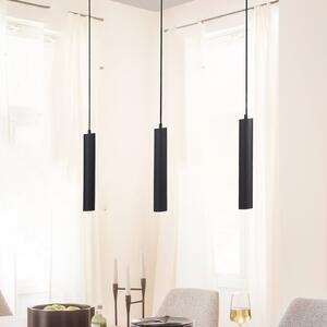 Schöner Wohnen Κρεμαστό φωτιστικό LED DANTE, μαύρο, 3 x GU10, μήκος 90 cm, μέταλλο, Μαύρο, Σαλόνι / τραπεζαρία, Μέταλλο, σύγχρονο