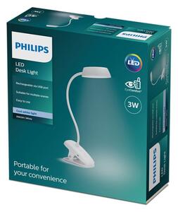 Philips - Φωτιστικό LED Dimmable με κλιπ DONUTCLIP LED/3W/5V λευκό