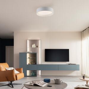 Schöner Wohnen Φωτιστικό οροφής LED TAVOLI, λευκό, Ø 29 cm, μέταλλο, CCT, ρυθμιζόμενη ένταση, ρυθμιζόμενος, Λευκό, Σαλόνι / τραπεζαρία, Μέταλλο