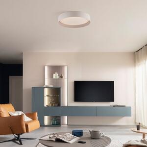 Schöner Wohnen Φωτιστικό οροφής LED TAVOLI, μπεζ, Ø 39 cm, μέταλλο, CCT, ρυθμιζόμενη ένταση, ρυθμιζόμενος, Μπεζ, Σαλόνι / τραπεζαρία, Μέταλλο