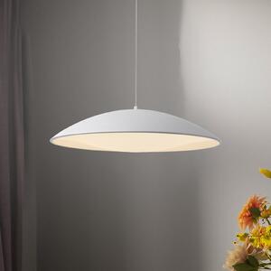Schöner Wohnen Κρεμαστό φωτιστικό LED LENTE, λευκό, Ø 50 cm, μέταλλο, Switchdim, ρυθμιζόμενος, Λευκό, Σαλόνι / τραπεζαρία, Μέταλλο, σύγχρονο