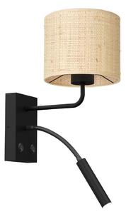 Φωτιστικό τοίχου RATTAN 1xE27/60W+1xG9/8W/230V rattan