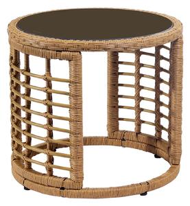 Τραπέζι Bonzo Φυσικό 45 x x 40, Χρώμα: Natural, Υλικό: Wicker, Μέταλλο