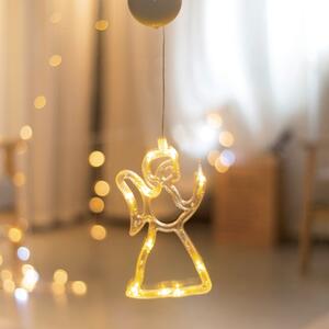 "WINDOW PLASTIC ANGEL" 10 LED ΛΑΜΠΑΚΙΑ WW ΜΠΑΤ. (3ΧΑΑΑ) IP20 12X20.5CM