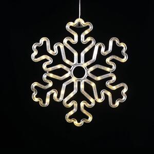 "PLASTIC SNOWFLAKE" 50 LED ΛΑΜΠΑΚΙΑ WW ΜΠΑΤ. (3ΧΑΑ)/USB, IP20, 30.5*0.7*27.5