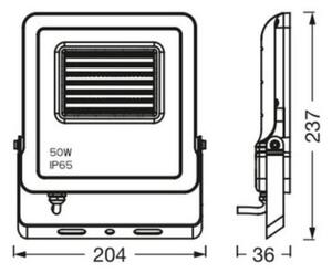 Ledvance - LED RGBW Dimming προβολέας FLOODLIGHT LED/50W/230V IP65 Wi-Fi