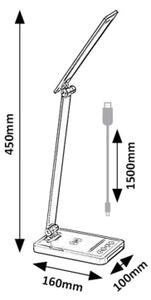 Rabalux 74213 - Επιτραπέζια λάμπα dimming LED TRAZE LED/5W/5V