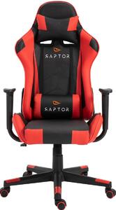 Καρέκλα Gaming Raptor Alyx-Kokkino - PVC,Μέταλλο - PoliHome