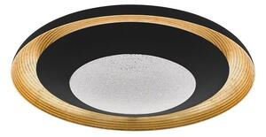 Φωτιστικό Οροφής Πλαφονιέρα Led Canicosa 2 98527 Black-Gold Eglo