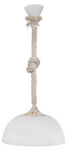 Φωτιστικό Οροφής Sfera/30 31-1058 1L Rope Mac-White Heronia