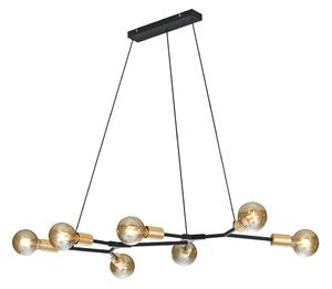 Φωτιστικό Οροφής - Ράγα Cross 306700732 Black-Gold Trio Lighting