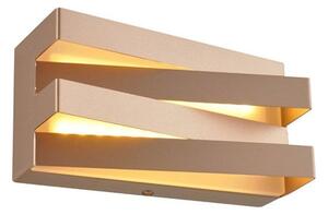 Φωτιστικό Τοίχου - Απλίκα Led V80LEDW20DG 12W 3000K 960lm 20X11X9 Dark Gold Aca Decor