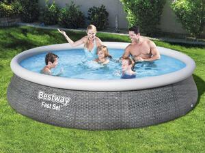 Bestway Πισίνα Φουσκωτή Fast Set με Αντλία 396 x 84 εκ