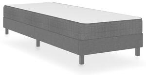 VidaXL Πλαίσιο Κρεβατιού Boxspring Γκρι 90 x 200 εκ. Υφασμάτινο