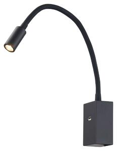 Φωτιστικό Τοίχου-Απλίκα Led Black VK/04232/B/W VKLed