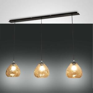 Φωτιστικό Οροφής - Ράγα Gisella 3518-49-125 Amber Fabas Luce