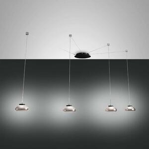 Φωτιστικό Οροφής Led Arabella 3547-49-126 Transparent Grey Fabas Luce