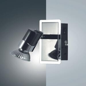 Φωτιστικό Τοίχου Alice 2554-81-172 Black Chrome Fabas Luce