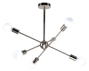 Φωτιστικό Οροφής Gwen 77-8095 75x75x57 Nickel Homelighting