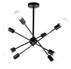 Φωτιστικό Οροφής Gwen 77-8092 75x75x57 Black Homelighting