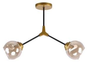 Φωτιστικό Οροφής Conelly 77-8104 56x14x40 Black-Honey Homelighting