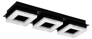 Φωτιστικό Οροφής-Πλαφονιέρα Led Fradelo 1 99325 3000K Black-Clear Eglo