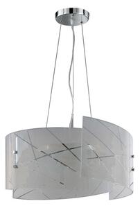 Φωτιστικό Οροφής Sandrina 301200300 Ø50x150cm White-Chrome Trio Lighting