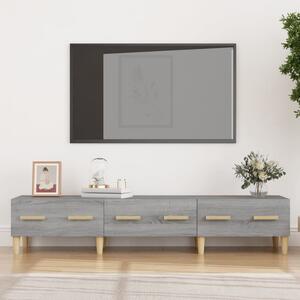 Έπιπλο Τηλεόρασης Γκρι Sonoma 150x34,5x30εκ. Επεξεργασμένο Ξύλο - Γκρι