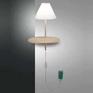 Φωτιστικό Τοίχου - Απλίκα Led Goodnight 3417-20-292 Dove - Grey Fabas Luce