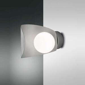 Φωτιστικό Τοίχου - Απλίκα Led Adria 3414-21-137 Silver Fabas Luce