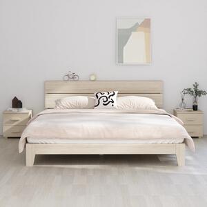 VidaXL Κομοδίνα HAMAR 2 Τεμ. Μελί 40x35x44,5 εκ. Μασίφ Ξύλο Πεύκου