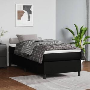 VidaXL Πλαίσιο Κρεβατιού Boxspring Μαύρο 90x190 εκ. Συνθετικό Δέρμα