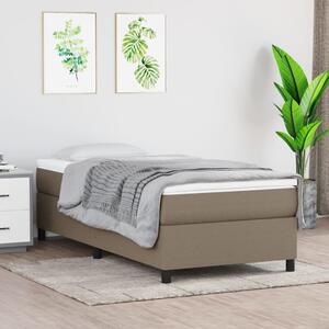 VidaXL Πλαίσιο Κρεβατιού Boxspring Taupe 90x200 εκ. Υφασμάτινο