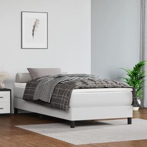 VidaXL Πλαίσιο Κρεβατιού Boxspring Λευκό 80 x 200 εκ. Συνθετικό Δέρμα