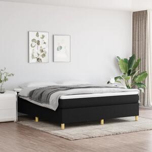 VidaXL Πλαίσιο Κρεβατιού Boxspring Μαύρο 180x200 εκ. Υφασμάτινο