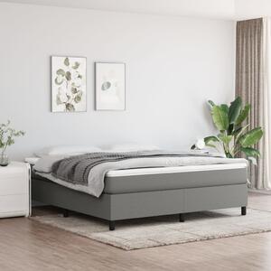 VidaXL Πλαίσιο Κρεβατιού Boxspring Σκούρο Γκρι 160x200 εκ. Υφασμάτινο