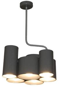 Φωτιστικό Οροφής Κρεμαστό HL-3566-6P 77-3994 Brody Dark Grey Homelighting