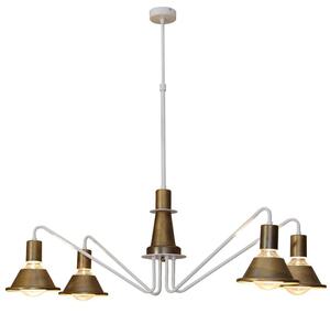 Φωτιστικό Οροφής Κρεμαστό Led HL-3521-4 77-3762 Emily Old Bronze & White Homelighting