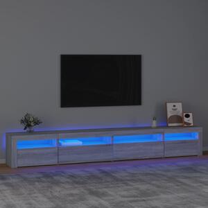 VidaXL Έπιπλο Τηλεόρασης με LED Γκρι Sonoma 270x35x40 εκ