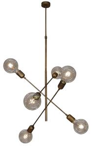 Φωτιστικό Οροφής Κρεμαστό Led HL-3524-6 77-3803 Eric Old Bronze & White Homelighting