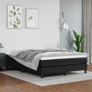 VidaXL Πλαίσιο Κρεβατιού Boxspring Μαύρο 140x200 εκ. Συνθετικό Δέρμα