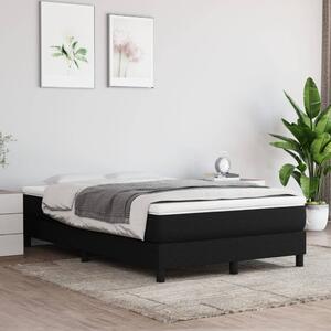 VidaXL Πλαίσιο Κρεβατιού Boxspring Μαύρο 120x200 εκ. Υφασμάτινο