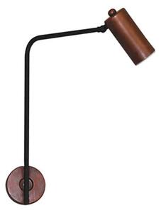 Φωτιστικό Τοίχου - Απλίκα HL-3534-1 77-3932 Ariel Old Copper & Black Homelighting